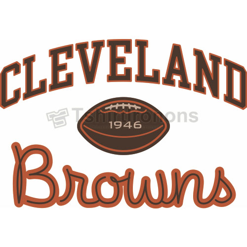 Cleveland Browns T-shirts Iron On Transfers N484 - Click Image to Close